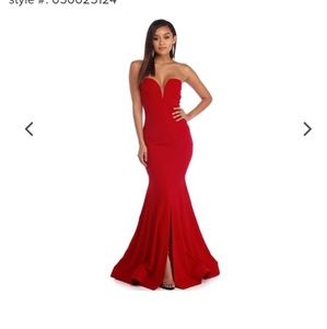 RED PROM/EVENING DRESS